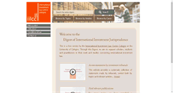 Desktop Screenshot of investment-law-digest.com